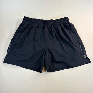 SAXX Kinetic Run Shorts Mens Medium Black 5 Inseam Lined Running Gym Training